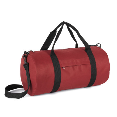 Recycled tube bag with front pocket